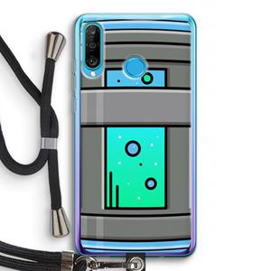 CaseCompany Chug Bottle: Huawei P30 Lite Transparant Hoesje met koord