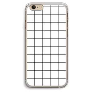 CaseCompany Rooster: iPhone 6 Plus / 6S Plus Transparant Hoesje