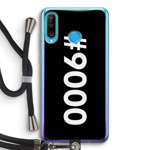 CaseCompany 9000: Huawei P30 Lite Transparant Hoesje met koord