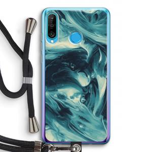 CaseCompany Dreaming About Whales: Huawei P30 Lite Transparant Hoesje met koord