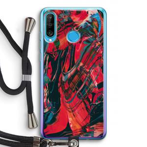 CaseCompany Endless Descent: Huawei P30 Lite Transparant Hoesje met koord