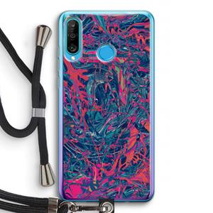 CaseCompany Sleeping Dreams: Huawei P30 Lite Transparant Hoesje met koord