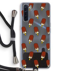 CaseCompany Yummy: Oppo A91 Transparant Hoesje met koord