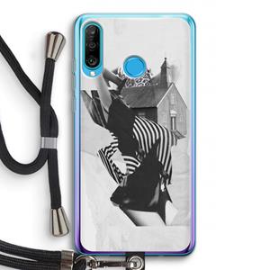 CaseCompany House: Huawei P30 Lite Transparant Hoesje met koord