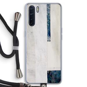CaseCompany Meet you there: Oppo A91 Transparant Hoesje met koord