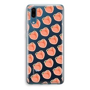 CaseCompany Just peachy: Huawei P20 Transparant Hoesje