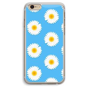 CaseCompany Margrietjes: iPhone 6 Plus / 6S Plus Transparant Hoesje