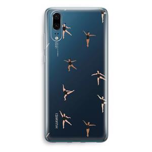 CaseCompany Dancing #1: Huawei P20 Transparant Hoesje