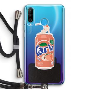 CaseCompany S(peach)less: Huawei P30 Lite Transparant Hoesje met koord