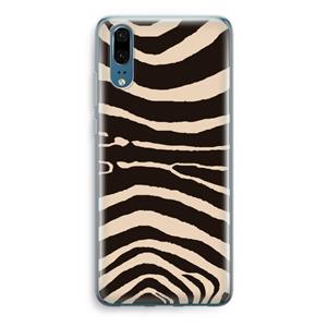 CaseCompany Arizona Zebra: Huawei P20 Transparant Hoesje