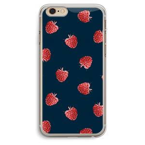 CaseCompany Framboosjes: iPhone 6 Plus / 6S Plus Transparant Hoesje