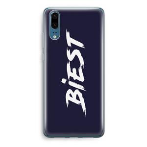 CaseCompany Biest: Huawei P20 Transparant Hoesje