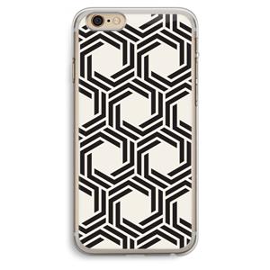 CaseCompany Geometrisch patroon: iPhone 6 Plus / 6S Plus Transparant Hoesje