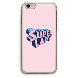 CaseCompany Superlady: iPhone 6 Plus / 6S Plus Transparant Hoesje