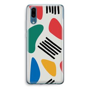 CaseCompany Illustratieve pop 1: Huawei P20 Transparant Hoesje