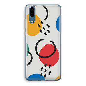 CaseCompany Illustratieve pop 3: Huawei P20 Transparant Hoesje