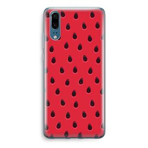 CaseCompany Watermelon: Huawei P20 Transparant Hoesje