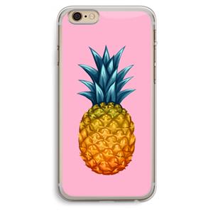 CaseCompany Grote ananas: iPhone 6 Plus / 6S Plus Transparant Hoesje