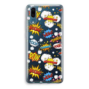 CaseCompany Pow Smack: Huawei P20 Transparant Hoesje
