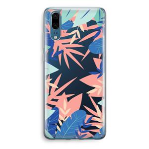 CaseCompany Tropisch: Huawei P20 Transparant Hoesje