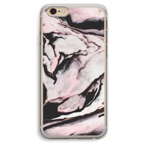 CaseCompany Roze stroom: iPhone 6 Plus / 6S Plus Transparant Hoesje