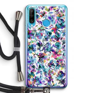 CaseCompany Hibiscus Flowers: Huawei P30 Lite Transparant Hoesje met koord