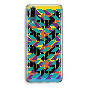 CaseCompany Skew Bee 1: Huawei P20 Transparant Hoesje