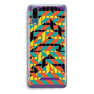 CaseCompany Skew Bee 2: Huawei P20 Transparant Hoesje