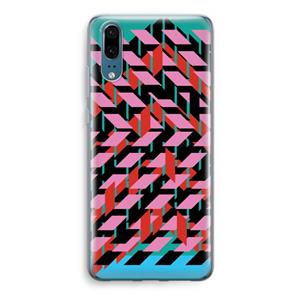 CaseCompany Skew Blush 2: Huawei P20 Transparant Hoesje