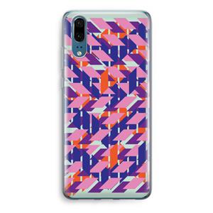 CaseCompany Skew Blush 3: Huawei P20 Transparant Hoesje