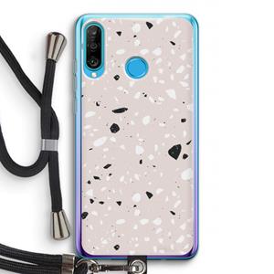 CaseCompany Terrazzo N°20: Huawei P30 Lite Transparant Hoesje met koord