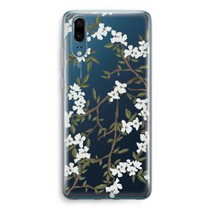 CaseCompany Blossoming spring: Huawei P20 Transparant Hoesje