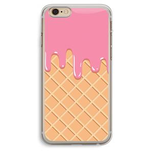 CaseCompany Ice cream: iPhone 6 Plus / 6S Plus Transparant Hoesje