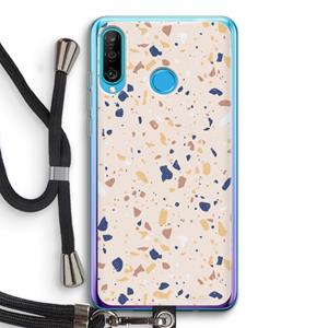 CaseCompany Terrazzo N°23: Huawei P30 Lite Transparant Hoesje met koord