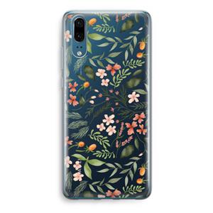 CaseCompany Sweet little flowers: Huawei P20 Transparant Hoesje