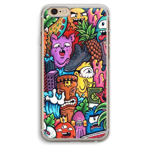 CaseCompany Vexx Mixtape: iPhone 6 Plus / 6S Plus Transparant Hoesje
