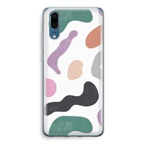 CaseCompany Memphis Shapes: Huawei P20 Transparant Hoesje