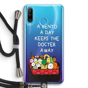 CaseCompany Bento a day: Huawei P30 Lite Transparant Hoesje met koord