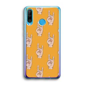 CaseCompany Rock: Huawei P30 Lite Transparant Hoesje