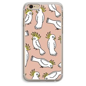 CaseCompany Papegaai: iPhone 6 Plus / 6S Plus Transparant Hoesje