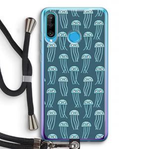 CaseCompany Kwallie: Huawei P30 Lite Transparant Hoesje met koord