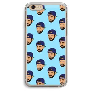 CaseCompany Drake Away: iPhone 6 Plus / 6S Plus Transparant Hoesje