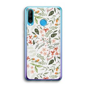 CaseCompany Sweet little flowers: Huawei P30 Lite Transparant Hoesje