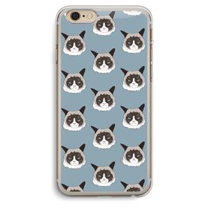 CaseCompany It's a Purrr Case: iPhone 6 Plus / 6S Plus Transparant Hoesje