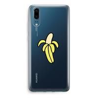CaseCompany Banana: Huawei P20 Transparant Hoesje