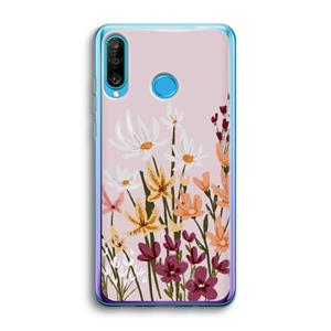 CaseCompany Painted wildflowers: Huawei P30 Lite Transparant Hoesje