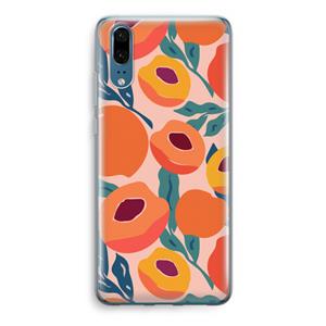 CaseCompany Perzik: Huawei P20 Transparant Hoesje