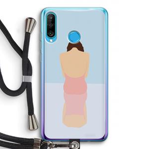 CaseCompany Mirror: Huawei P30 Lite Transparant Hoesje met koord