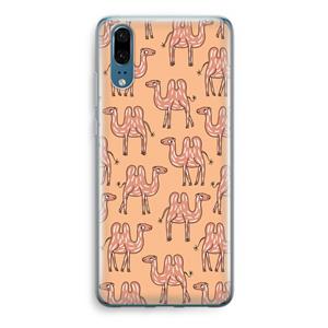 CaseCompany Kameel: Huawei P20 Transparant Hoesje