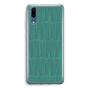 CaseCompany Swirls: Huawei P20 Transparant Hoesje